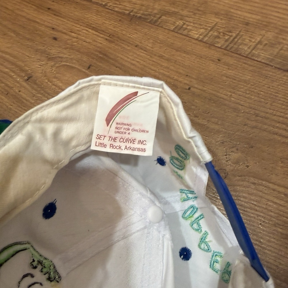 Hoop Hopper VTG Set The Curve Snapback Hat Cap Basketball Goal RARE Embroidered - Picture 4 of 8